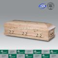 LUXES American Style Country Pine Natural Wood Cremation Casket